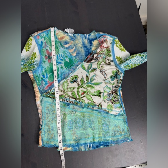 Alberto Makali Long Sleeve Beaded top Multicolored - Picture 5 of 6